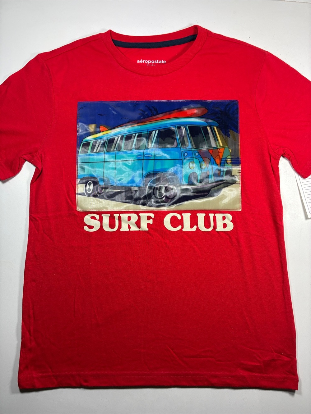 NWT Aeropostale Red "Surf Club" Graphic Tee, size 12